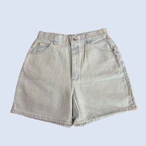 Lee Light Wash Denim High Waisted Dad Shorts